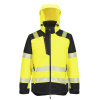 PORTWEST HI-VIS PW3 T160 / Reflexná zimná nepremokavá bunda - HV žltá/čierna XXXL