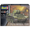 Revell T34/76 Model 1940 Set tank 1:76, 76 dielov (Revell T34/76 MODELL 1940, 1:76, 8,1cm, LEVEL 4, Model No.: 03294)