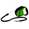 Vodítko FLEXI Safari tiger S lanko 5m/12kg zelená