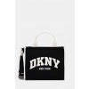 Bavlnená taška Dkny R52AGR57 čierna ONE SIZE