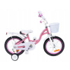 Mestsky bicykel - Detský bicykel 16 búrka ružová pre dievča (Detský bicykel 16 búrka ružová pre dievča)