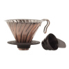 kávový dripper HARIO V 60 Metal - 02 -Cooper