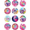 CUKROVÁ TLAČ jedlý obrázok na tortu Cukrová hmota MY LITTLE PONY PONÍKY + MENO #6