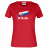 Tričko SLOVENSKO dámske červená farba SR COTTON CLASSICS SS TEE WOMEN RED L