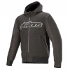 MOTOCYKLOVÁ MIKINA S KAPUCŇOU ALPINESTARS RHOD WINDSTOPPER BLACK L