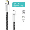 ColorWay kábel USB-C na Lightning, PD 27W, 1m, čierny CW-CBPDCL061-BK
