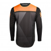YOKO Motokrosový dres KISA čierno / oranžový