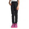 detské softshellové nohavice s fleecom Unuo Sporty čierna 116/122 EUR