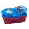 SUER MARIO Box Organizer Lunchbox 4 priehradky (SUPER MARIO XL OBEDÁK S PRIESTORMI)