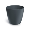 Prosperplast Kvetináč MATE 17,8 cm antracitová