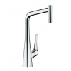 Hansgrohe Metris New Páková kuchynská batéria 320 s vyťahovacou spŕškou, chróm 14820000-HG