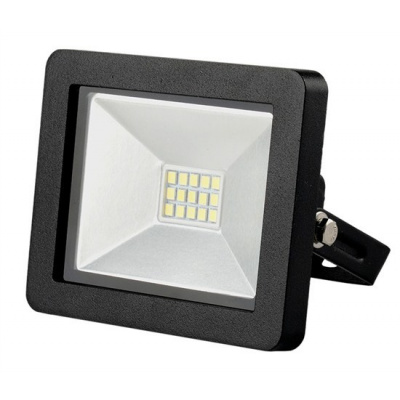 Solight WM-10W-G LED vonkajší reflektor SLIM, 10W, 700lm, 3000K, čierny