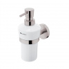 Dávkovač tekutého mydla keramický Unix nerez 280 ml, strieborný, nerezová oceľ UNM 13031KU-T-10