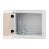 Nástěnný rozvaděč Triton jednodílný 6U (š)600x(h)495 perfor.dveře RBA-06-LS5-CAX-A1
