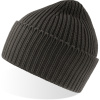 Atlantis Headwear Čepice Oak, pletená COT33011407199-dark grey m UNI Melír šedá tmavá