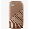 SanDisk WD My Passport SSD externý 1TB , USB-C 3.2 , 1050/1000 MB/s R/W PC a Mac , zlatá WDBAGF0010BGD-WESN