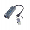 PremiumCord 5G SuperSpeed USB3.2 Hub USB-C a USB-A na 4x USB-A 3.2 Gen 1 (ku31hub13)