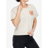 Tričko s potlačou dámske Fjallraven Fjallblomster Logo T-shirt - chalk white