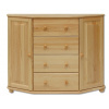 Casarredo DK-130 komoda so 4 zásuvkami Morenie orech
