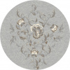 Kusový koberec Jira grey Kruh 133 cm průměr