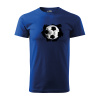 Sablio Tričko s potlačou Futbalová lopta - modré 2XL