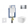 Geberit Kombifix Set predstenovej inštalácie, klozetu Oudee a dosky softclose, tlačidlo Sigma20, chróm SANI15CA1143