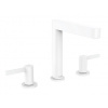 Hansgrohe Finoris - Umývadlová batéria 160, 3-otvorová inštalácia, s výpusťou Push-Open, EcoSmart, matná biela 76034700