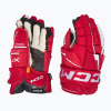 Hokejové rukavice CCM Tacks XF SR červená/biela