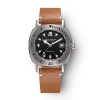 Nivada Grenchen Depthmaster Pacman White Date - Brown Leather + 5 rokov záruka a darček ZADARMO