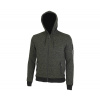 BENNON OLYMPOS SWEATSHIRT / Pohodlná pánska mikina s kapucňou - tmavo zelená L