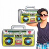 Nafukovací kostým Boombox Hopki univerzálny, viacfarebný, na karneval