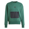 adidas City Escape Fleece Sweatshirt Mens Collegiate Gree S