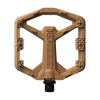 CRANKBROTHERS pedále - STAMP 0 SMALL - hnedá