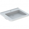 Geberit Selnova Comfort Square Bezbariérové umývadlo 65x55 cm, bez prepadu, biele 500.789.01.7