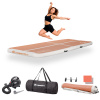 Insportline Airtrack Airstunt 300x100x10 cm mocha mousse s elektrickou pumpou