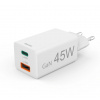 Hama GaN univerzálny USB adaptér do siete s USB-C a USB výstupom PD/QC 45W 201993 - Univerzálny USB adaptér