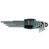 Sada kľúčov Whirlpower® 158-1109, 9 dielna, predĺžená, Torx, ExtraLong