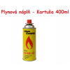 Plynová náplň KARTUŠA 400ml (Propán-bután)