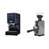 Gaggia Classic E24 BC, blue + Eureka Mignon Libra 65 All Purpose, CR grey