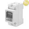Qoltec 50899 Jednofázové elektronické počítadlo | měřič spotřeby energie na DIN lištu | 230V | LCD | 2P