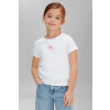 Calvin Klein Jeans tričko detské bavlnené LVCKSJB11G.128.176.PPY2 biela 152