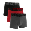 Under Armour M UA Perf Cotton 3in sivá/červená