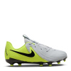 Nike Phantom GX II Academy Junior Firm Ground Football Boots Silver/Volt 5.5 (38.5)