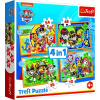 Puzzle Trefl Puzzle Tlapková patrola: Prázdniny 4v1 (35,48,54,70 dielikov) (5900511343953)