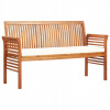 Lavica s operadlom, drevo 150 x 60 cm