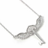Carat Shop Strieborný náhrdelník Harry Potter - Lietajúci kľúč s kryštálmi