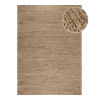Ručne tkaný kenafový koberec v prírodnej farbe 120x170 cm Drew Border – Flair Rugs