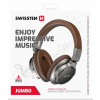 BLUETOOTH STEREO Slúchadlá SWISSTEN JUMBO STRIEBORNÉ/HNEDÁ