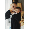 Little Frog ring sling Pure Linen - Midnight Black - M (2 m)