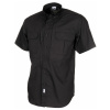 Hemd, ”Attack”, kurzarm, schwarz, Teflon, Rip Stop - XL (neurčen)